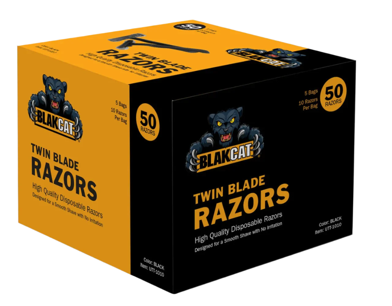 Black Cat Twin Blade Razors - Image 2