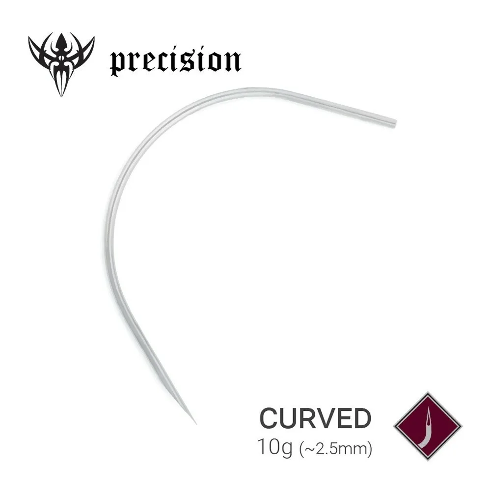 18g Curved Sterilized Precision Body Piercing Needles (Box of 50) - Image 4
