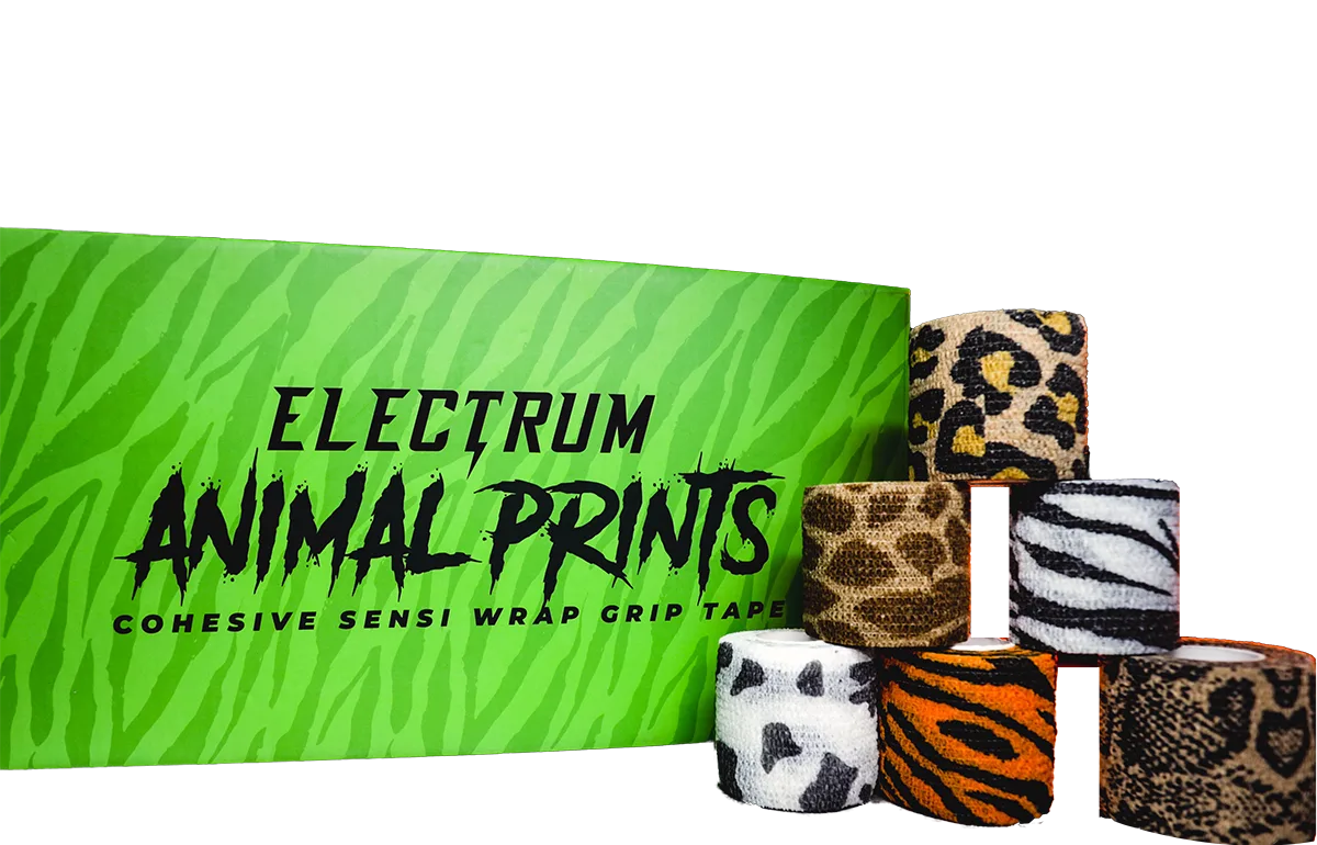 Electrum 2" Animal Print Cohesive Sensi Wrap Grip Tape