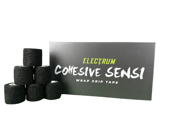 Electrum - 2" Black Cohesive Sensi Wrap Grip Tape
