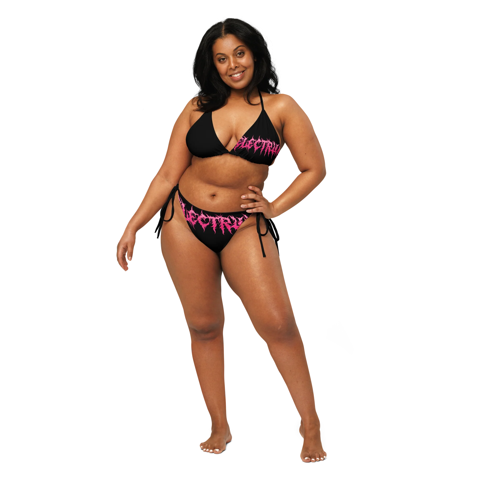 Electrum Supply Bikini – Pink Glitter Metal