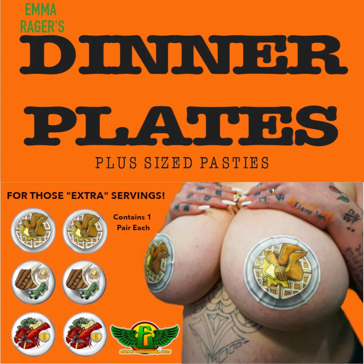 Electrum "Dinner Plates" XL Pastie Pack