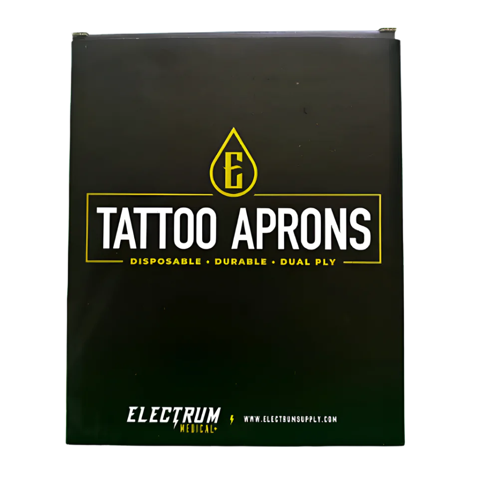 Electrum - Disposable Non-Woven Black Aprons