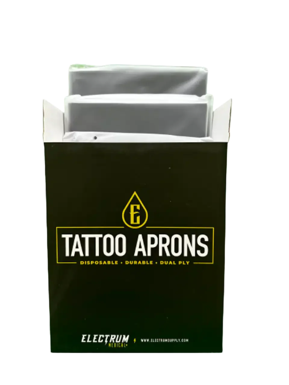 Electrum - Disposable Non-Woven Black Aprons - Image 2