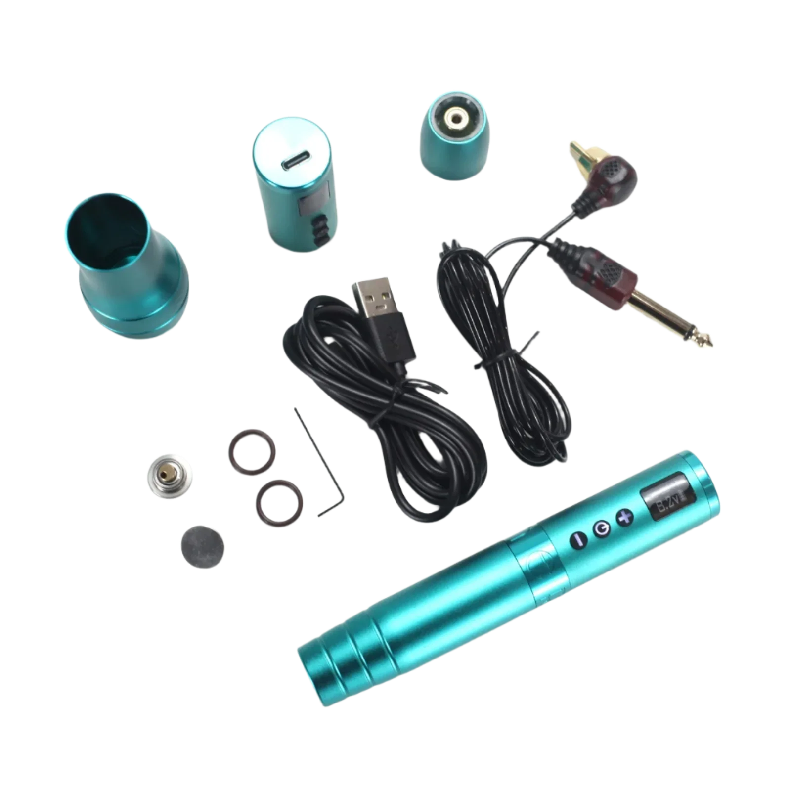 Electrum Ergon™ Tattoo Pen Machine - Aqua Galaxy - Image 4