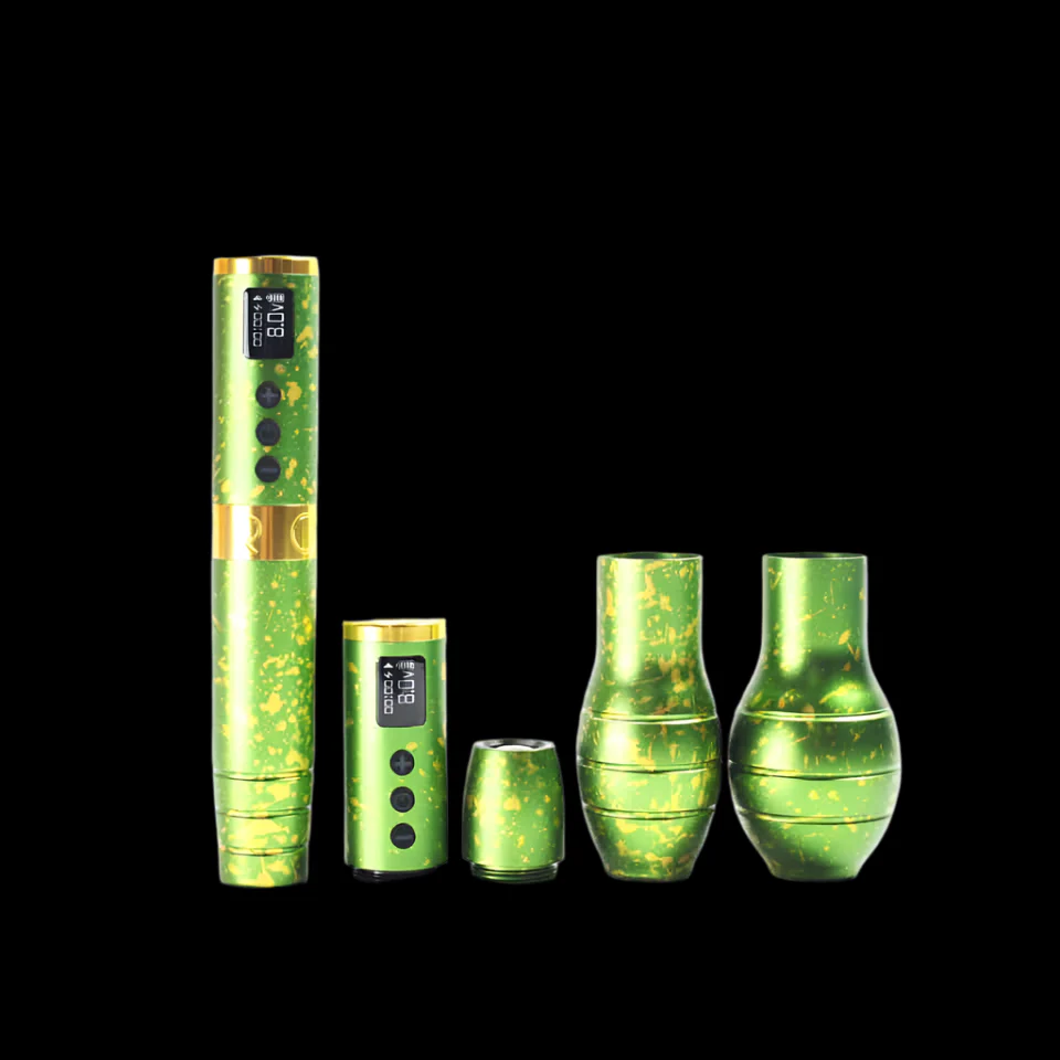 Electrum Ergon™ Tattoo Pen Machine - LIMITED Green Gold - Image 3