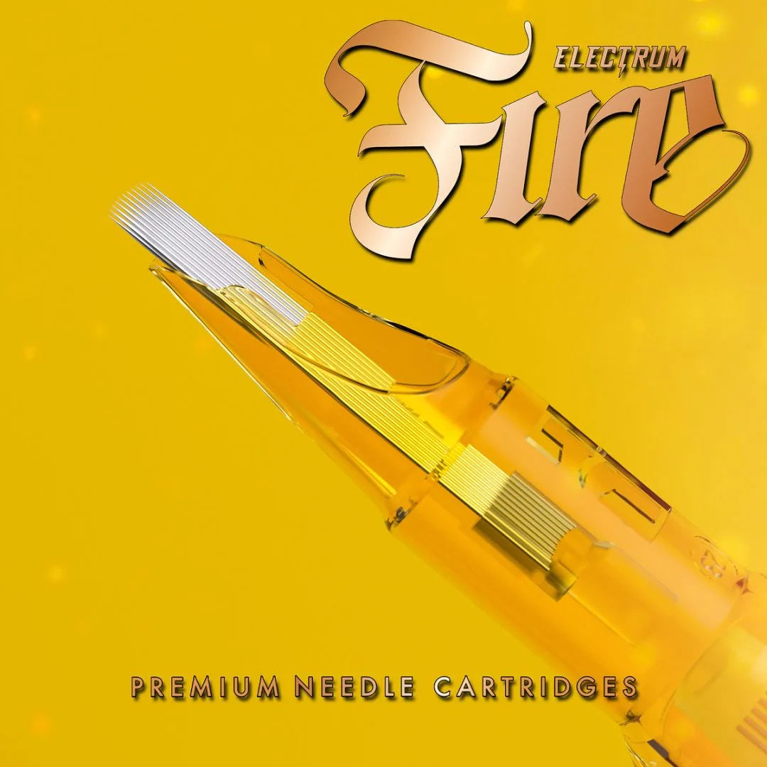 Electrum FIRE Premium Tattoo Needle Cartridges  - Curved Magnum #12 - Image 3
