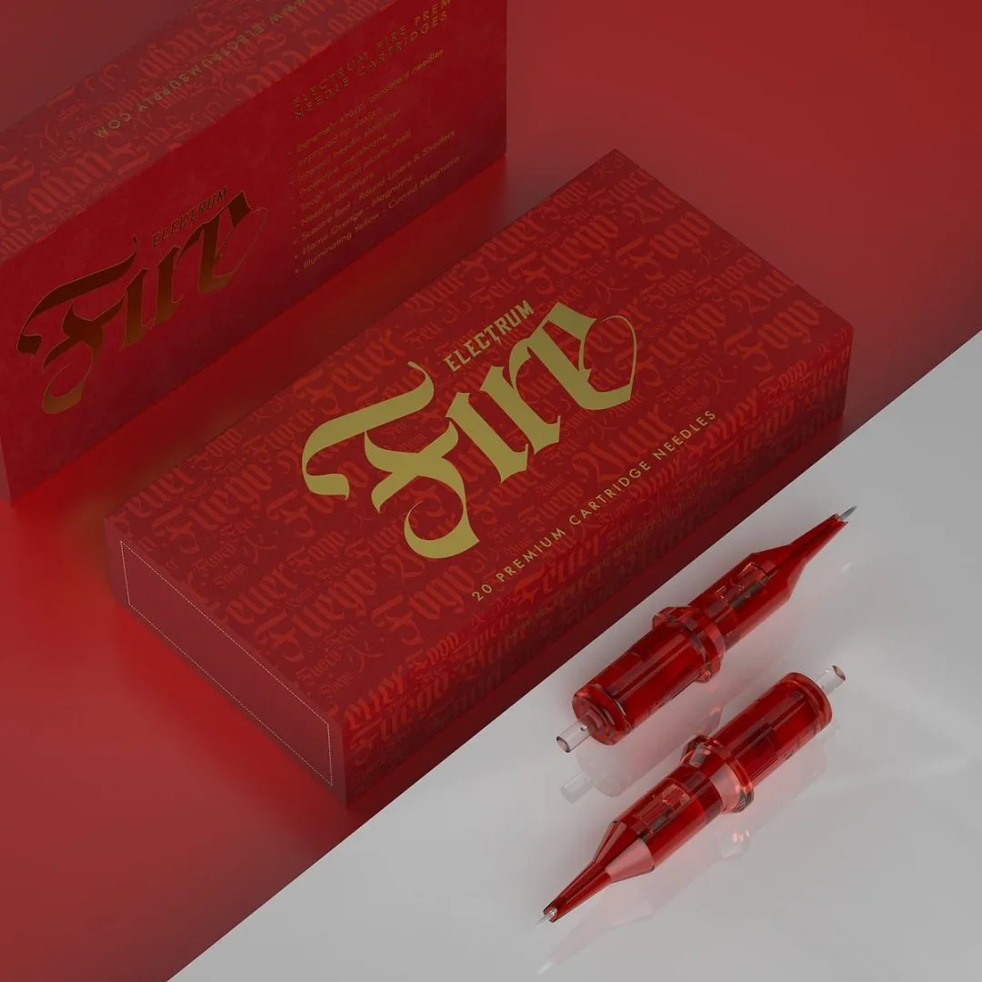 Electrum FIRE Premium Tattoo Needle Cartridges - Round Shader #12 - Image 5