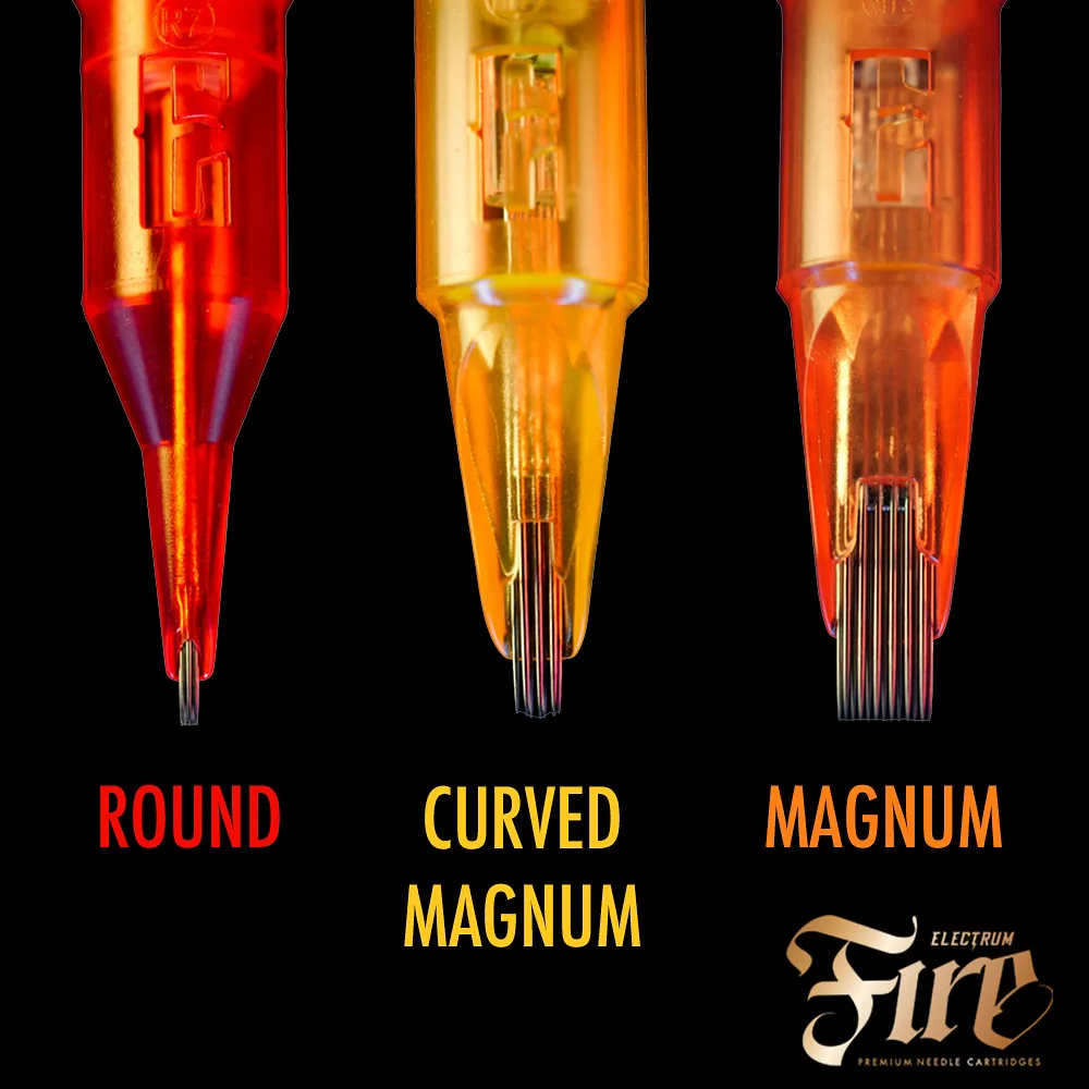 Electrum FIRE Premium Tattoo Needle Cartridges - Round Shader #12 - Image 6