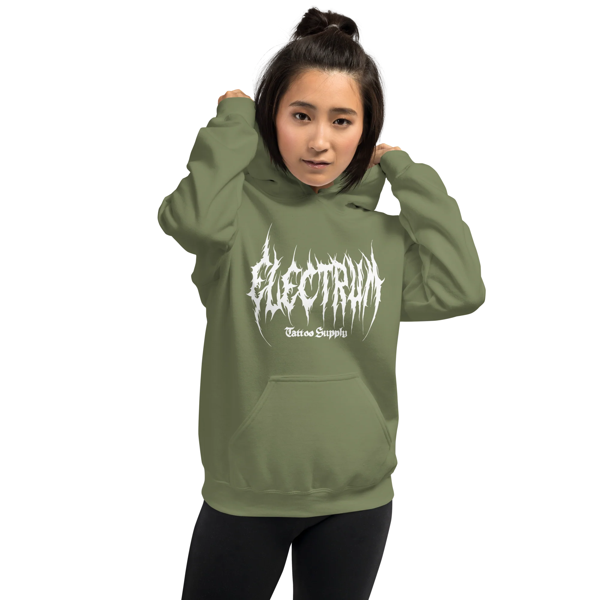 Electrum Supply Hoodie – White Metal - Image 3
