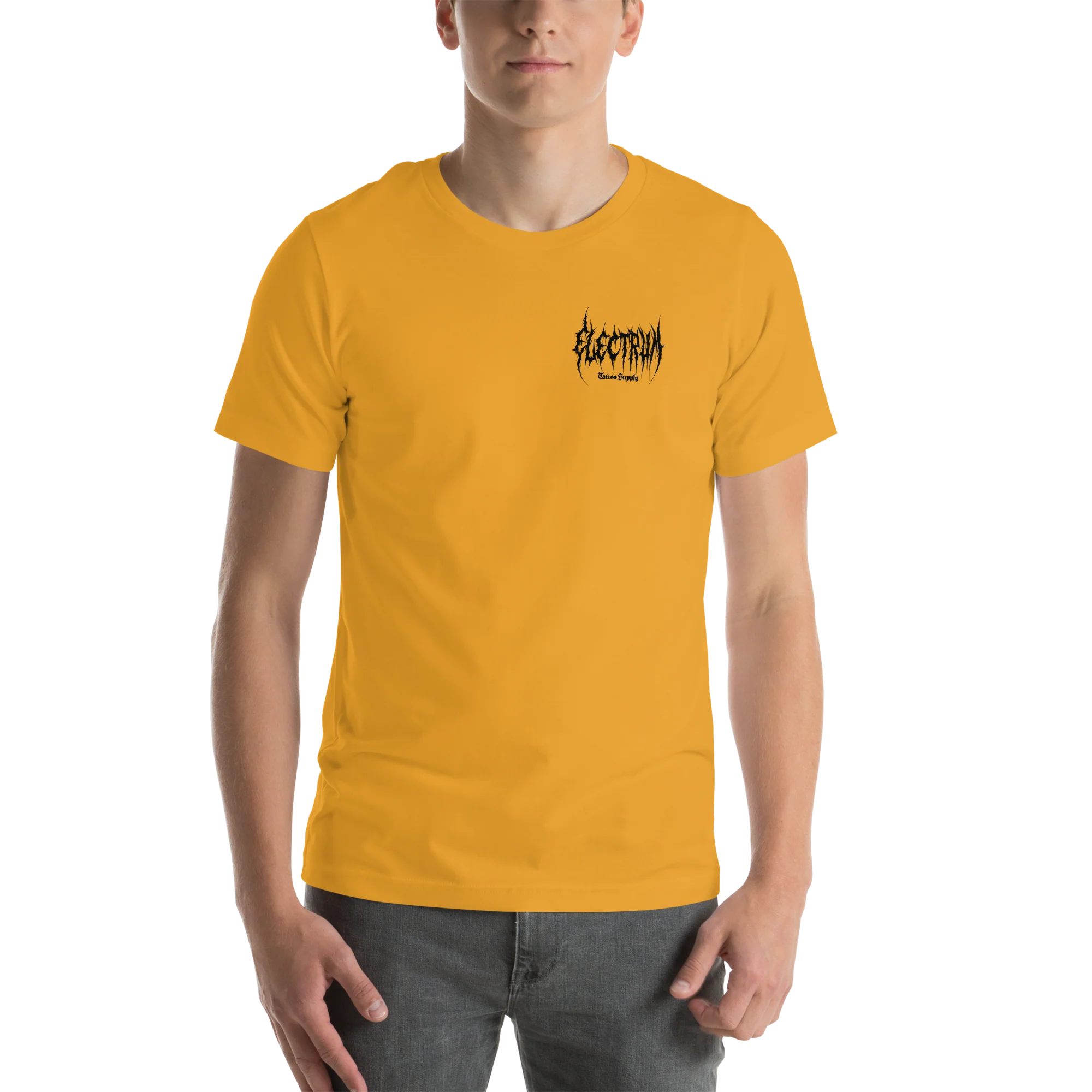 Electrum Supply Tee - Black Metal Badge - Image 2