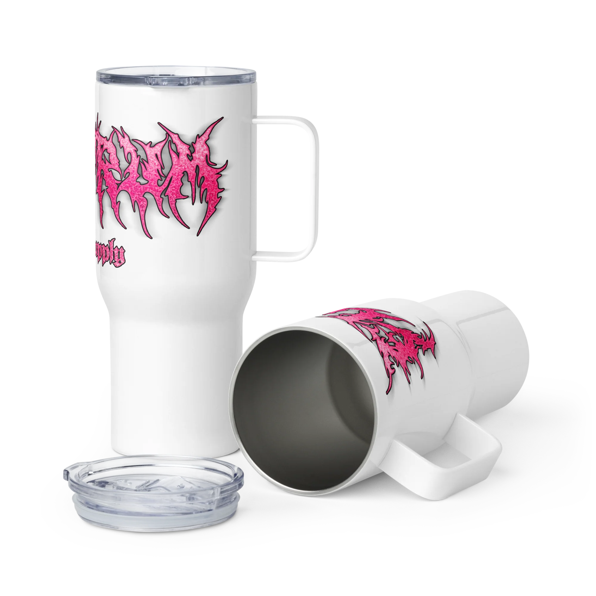 Electrum Supply Travel Mug - Pink Metal