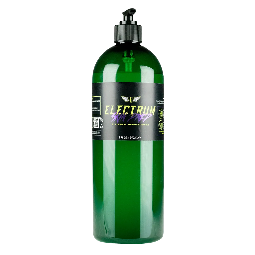 Electrum Premium Tattoo Skin Prep and Stencil Repositioner (32oz)
