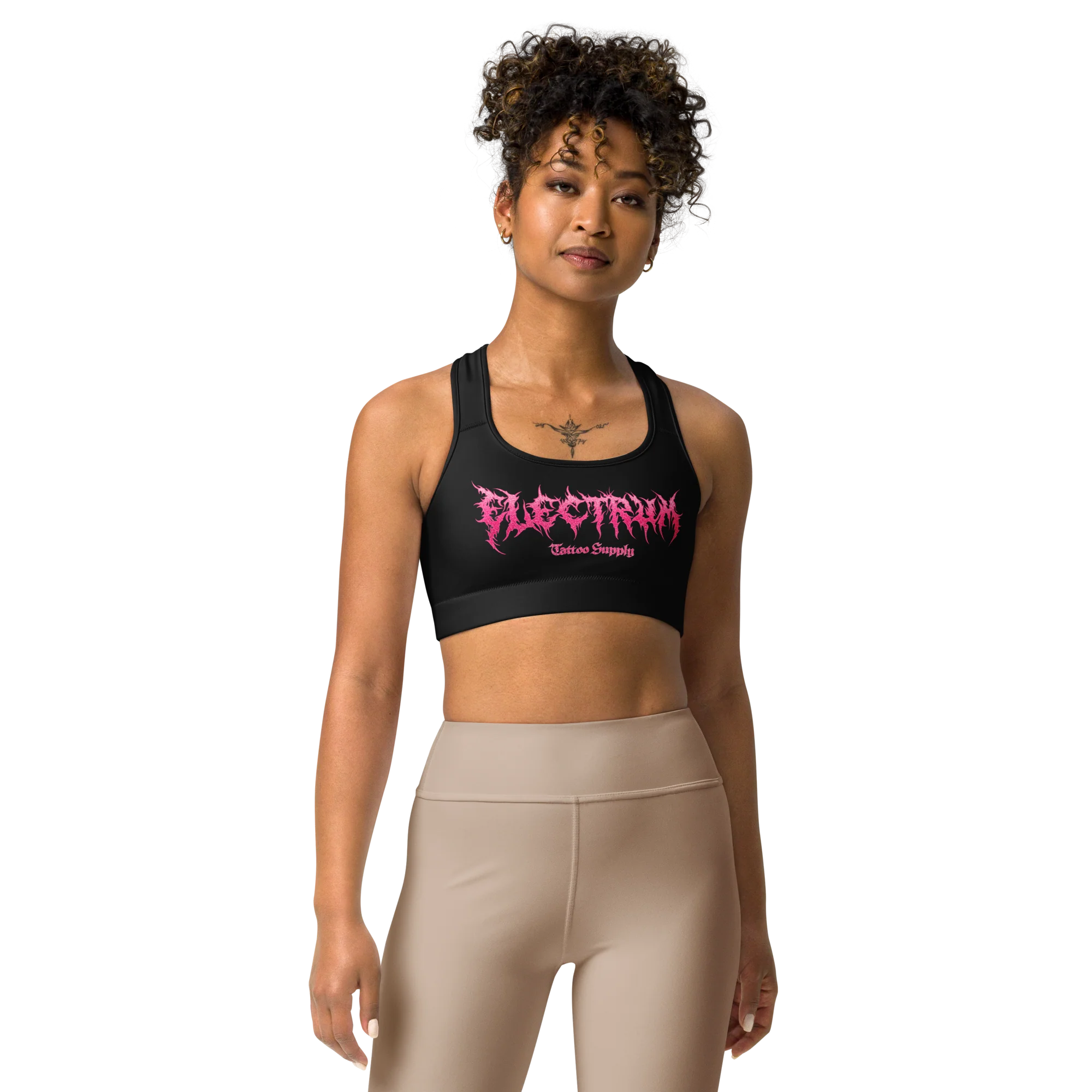Electrum Supply Sports Bra – Pink Metal