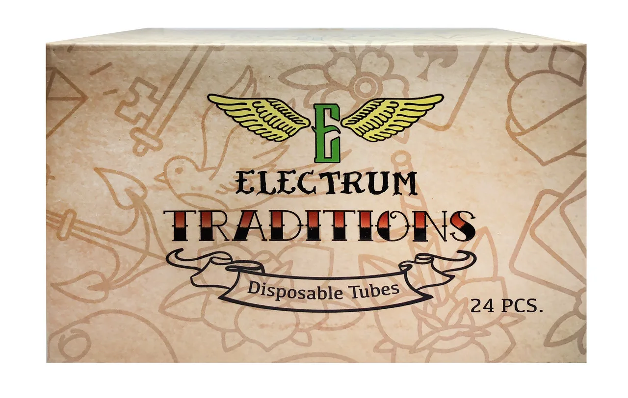 Electrum Traditions Disposable Tube & Grip Sets - 1" Premium Disposable Grips (Box of 24)