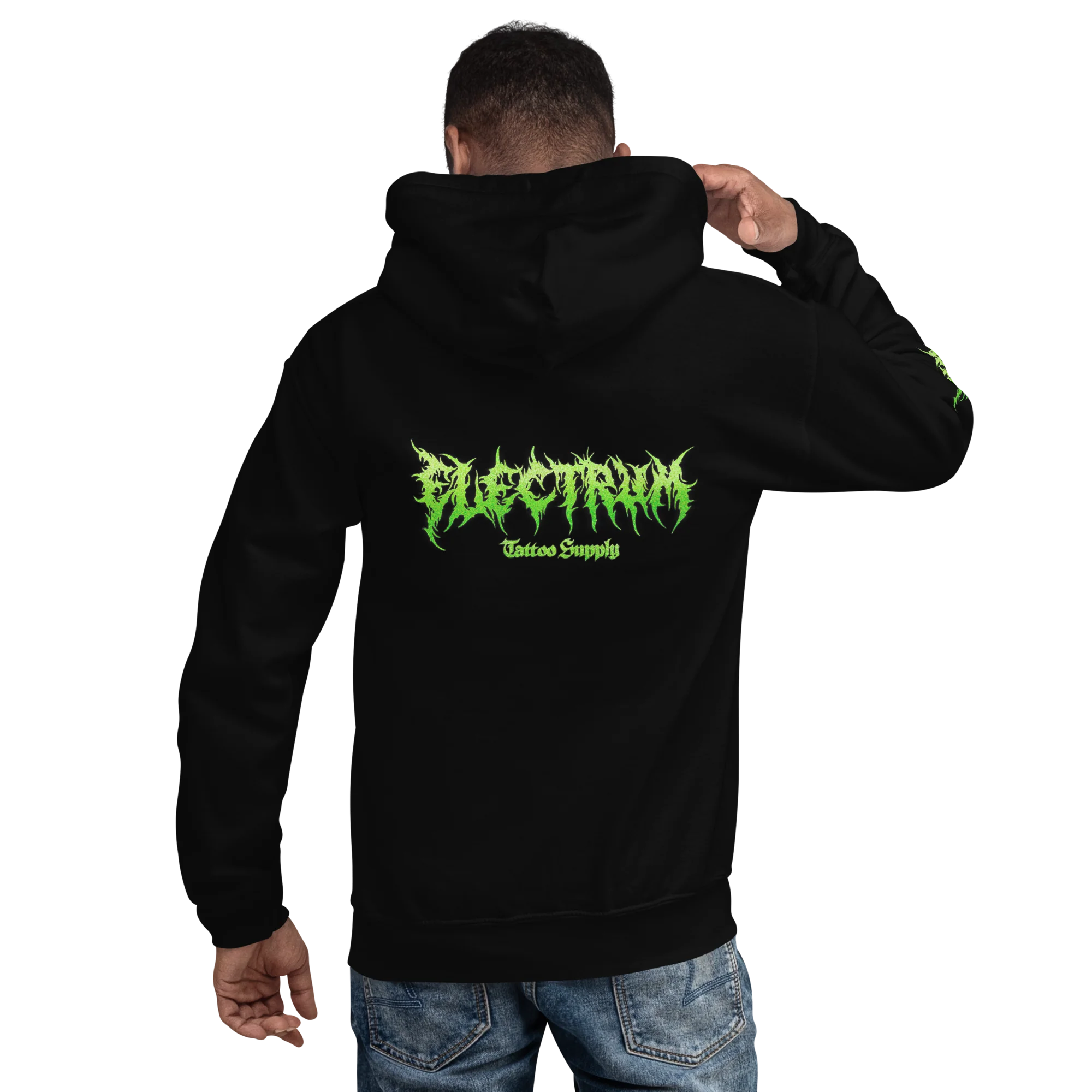 Electrum Supply Hoodie - Green Metal - Image 2