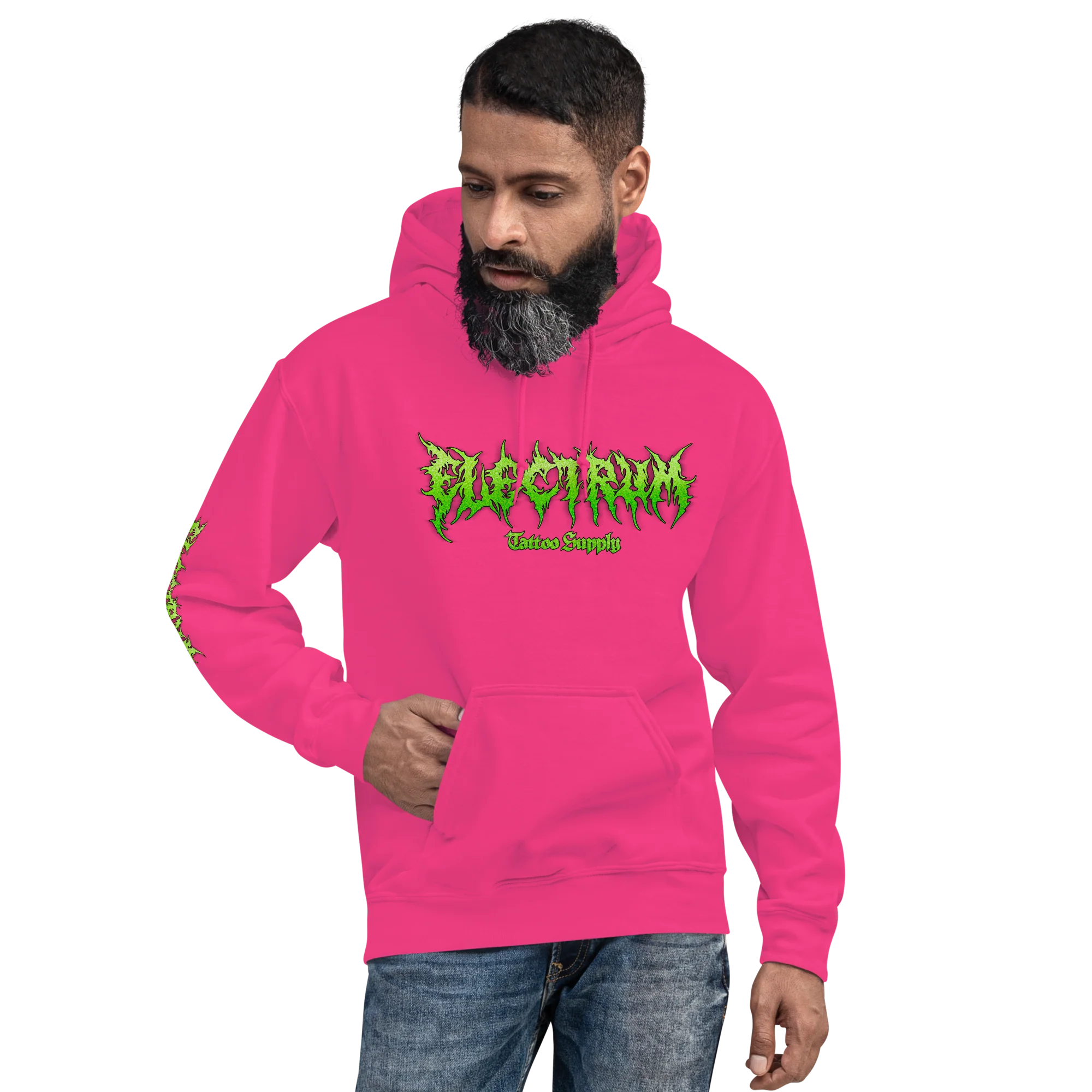 Electrum Supply Hoodie - Green Metal - Image 3