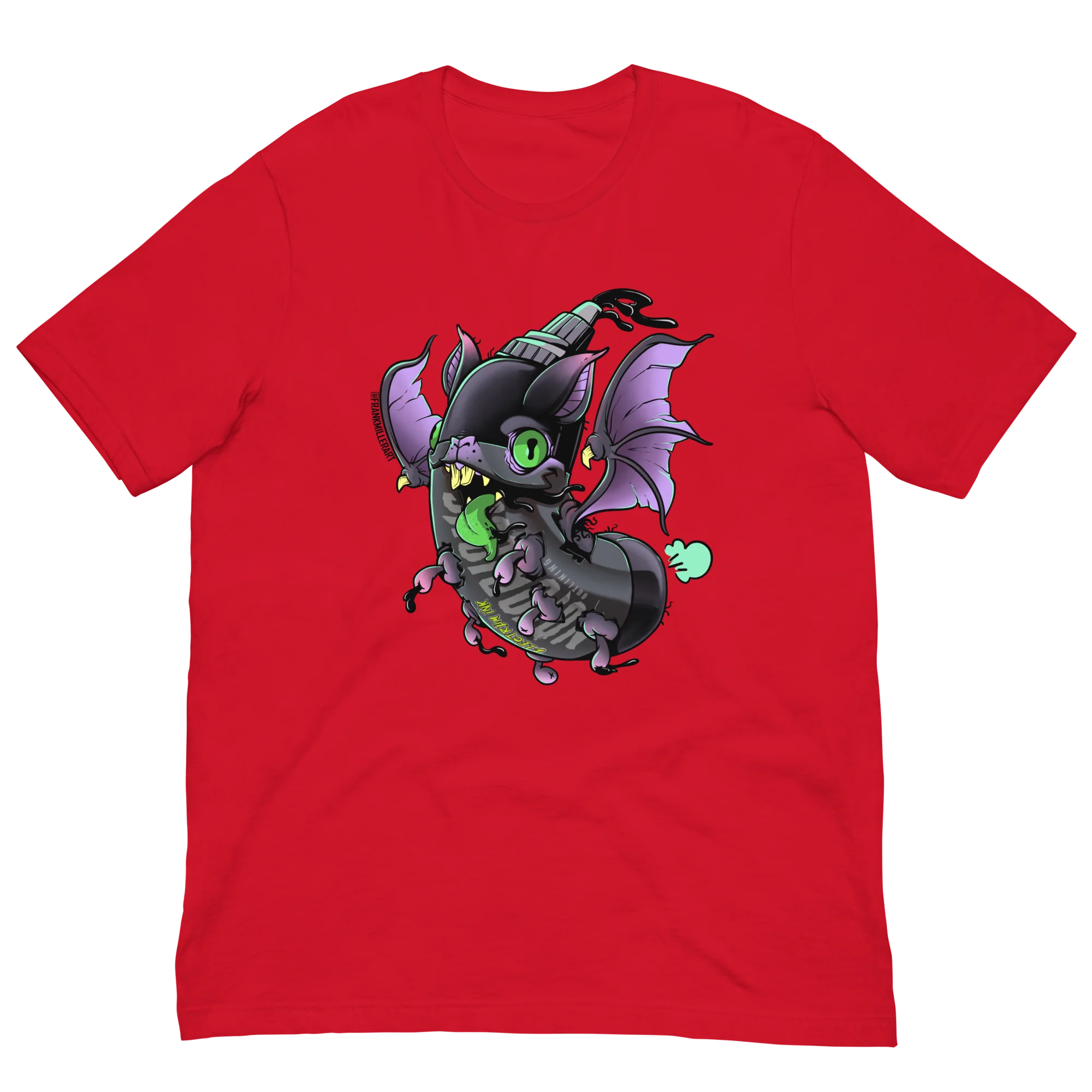 Notorious Ink - "Frankly Batshit" by Frank Miller Tee - Image 2