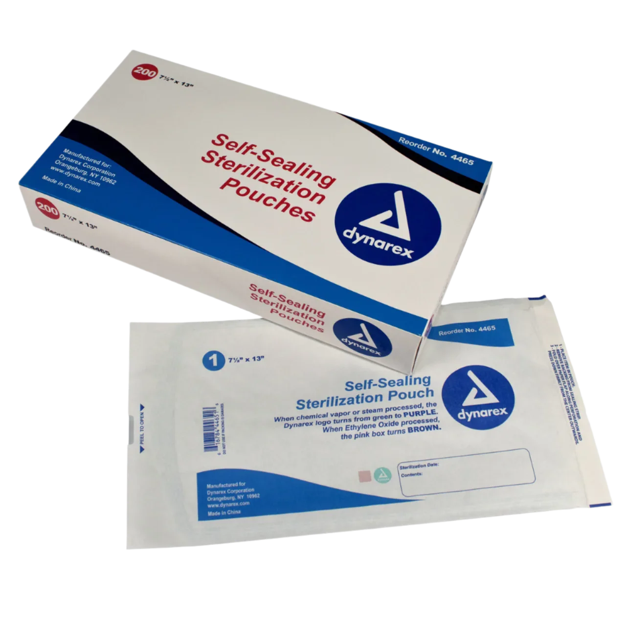 Self-Sealing Sterilization Pouches (7 1/2x13") (Box of 200)