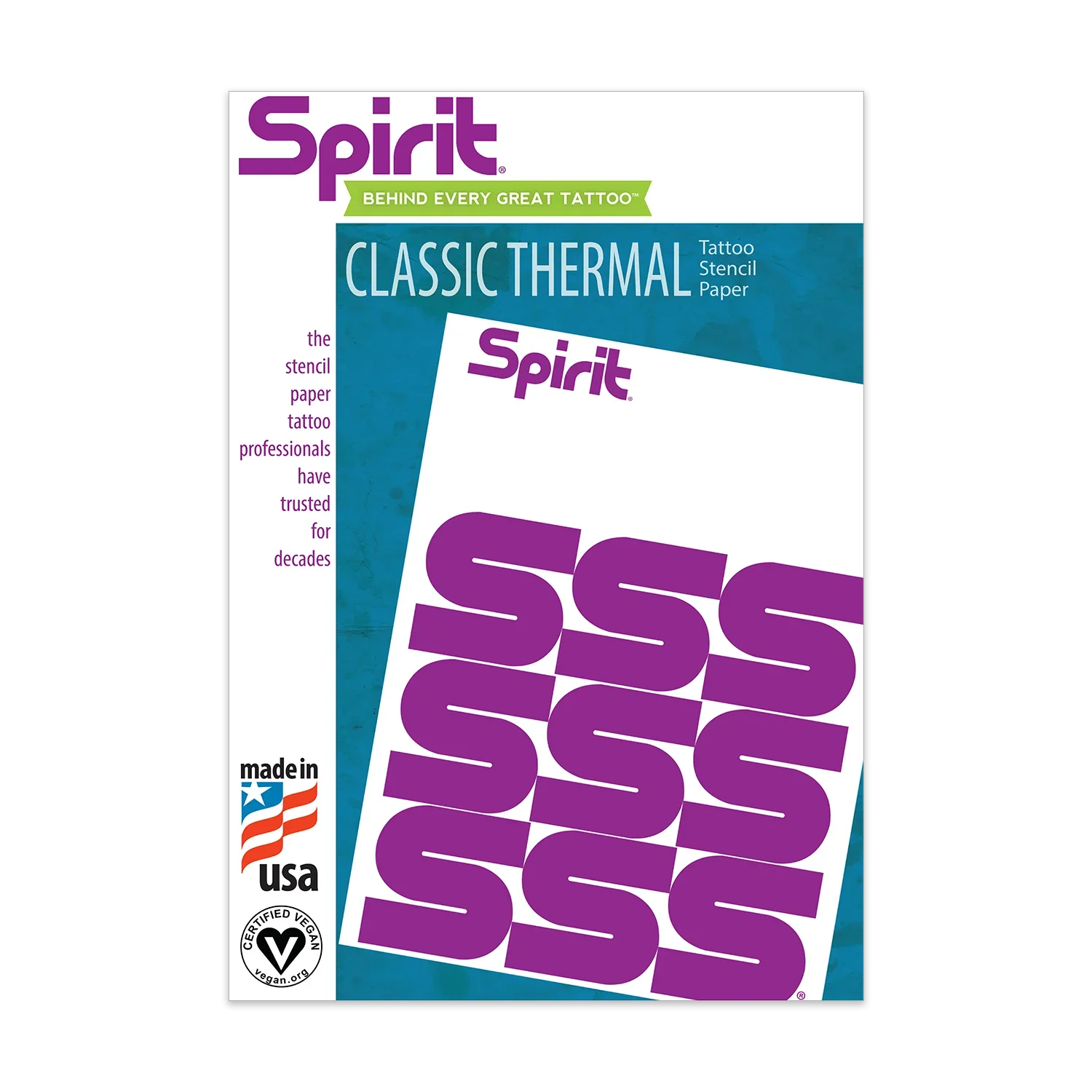 Spirit Classic Thermal Stencil Paper (8-1/2” x 11”)